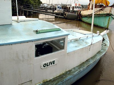 Flora's First Boat - the Olive